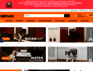 catflaps.co.uk screenshot