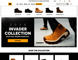 catfootwear.com screenshot