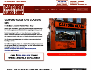 catfordglassshop.co.uk screenshot