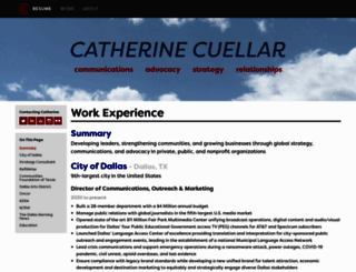 catherinecuellar.com screenshot