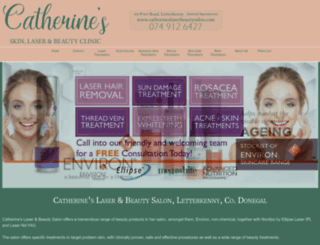 catherineslaserbeautysalon.com screenshot