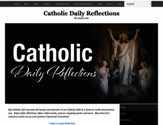 catholic-daily-reflections.com screenshot
