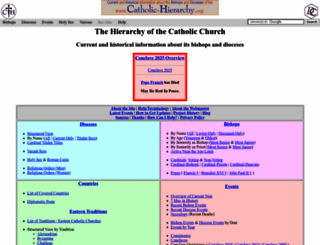 catholic-hierarchy.org screenshot