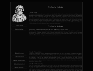 catholic-saints.info screenshot