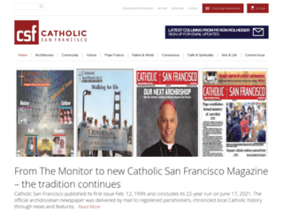 catholic-sf.org screenshot
