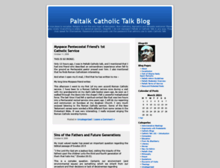 catholicchat.wordpress.com screenshot