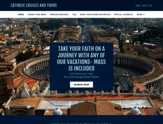 catholiccruisesandtours.com screenshot