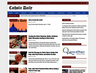 catholicdaily.com screenshot