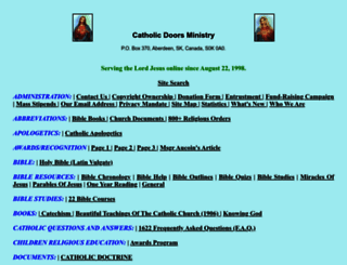 catholicdoors.com screenshot