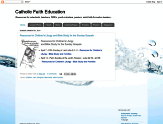 catholicfaitheducation.blogspot.com screenshot