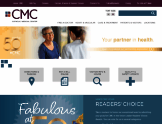 catholicmedicalcenter.org screenshot