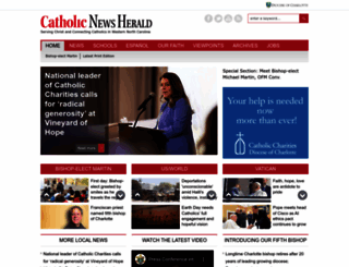catholicnewsherald.com screenshot