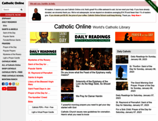 catholiconline.org screenshot