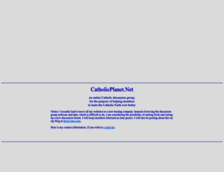 catholicplanet.net screenshot