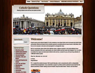 catholicquotations.com screenshot