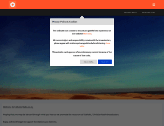 catholicradio.co.uk screenshot