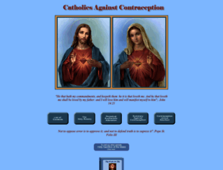 catholicsagainstcontraception.com screenshot