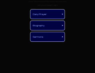 catholicsaints.net screenshot