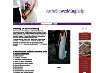 catholicweddinghelp.com screenshot