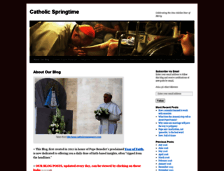 catholicyearoffaith.wordpress.com screenshot