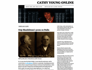 cathyyoung.wordpress.com screenshot