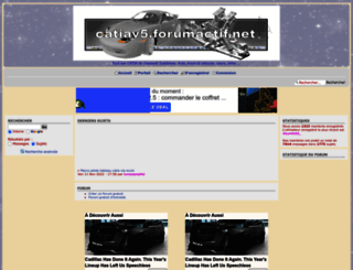 catiav5.forumactif.org screenshot