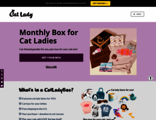 catladybox.cratejoy.com screenshot