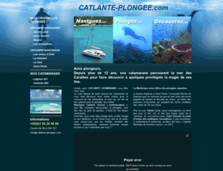 catlante-plongee.com screenshot