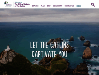 catlins.org.nz screenshot