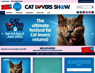 catloversshow.com.au screenshot