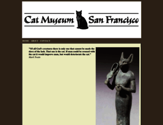 catmuseumsf.com screenshot