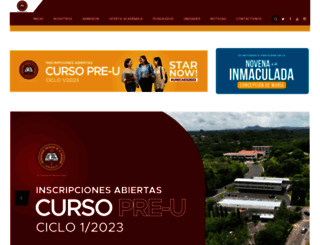 catolica.edu.sv screenshot