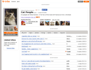 catpeople.tribe.net screenshot