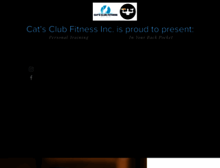 catsclubfitness.com screenshot