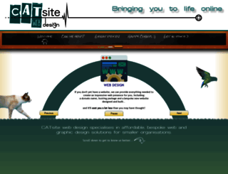catsitewebdesign.co.uk screenshot