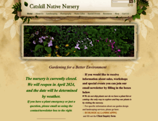 catskillnativenursery.com screenshot