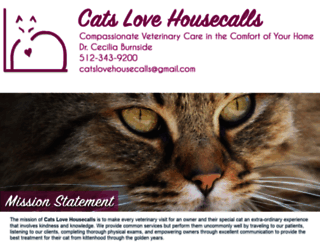 catslovehousecalls.com screenshot