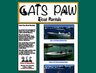 catspawboatrentals.com screenshot