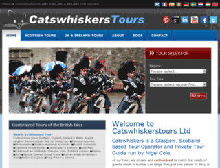 catswhiskerstours.co.uk screenshot