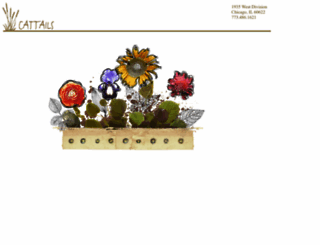 cattailsflowers.com screenshot
