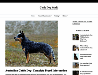 cattledogworld.com screenshot