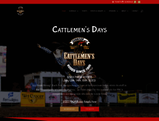 cattlemensdays.com screenshot