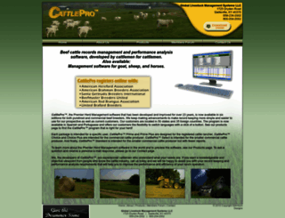cattlepro.com screenshot