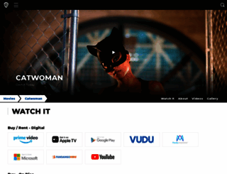 catwoman.warnerbros.com screenshot