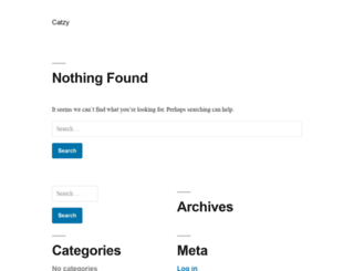 catzy.com screenshot