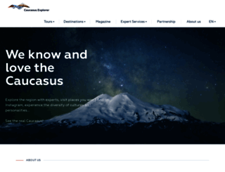 caucasus-explorer.com screenshot