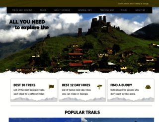 caucasus-trekking.com screenshot