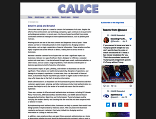 cauce.com screenshot