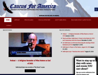 caucusforamerica.com screenshot