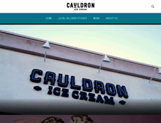 cauldronicecream.com screenshot